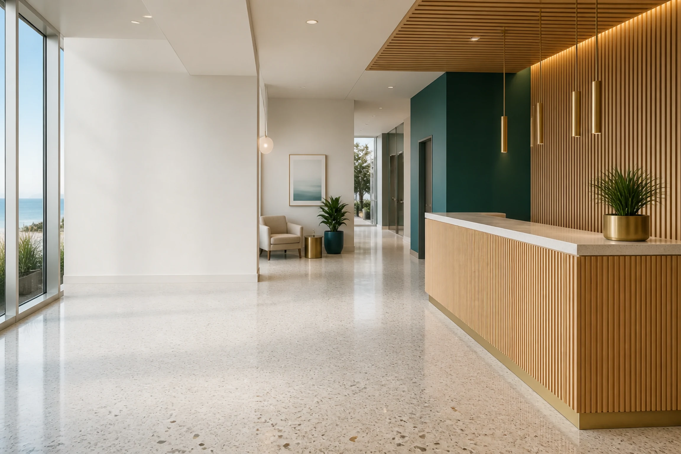 Home commercial interior in Santa Cruz